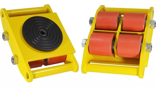 Patin Tortuga 4 Ruedas Para Mover Carga Hasta 6 Toneladas.