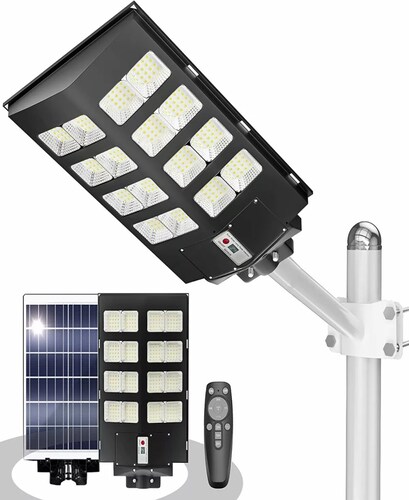 640 Led Lámpara Solar Suburbana Alumbrado Publico 800w.