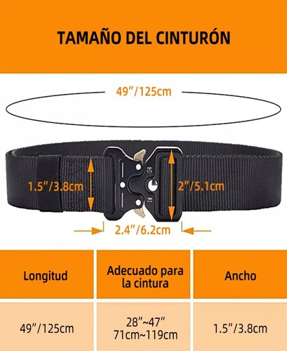 Cinturón Táctico Bolsa Táctica Con Gancho.