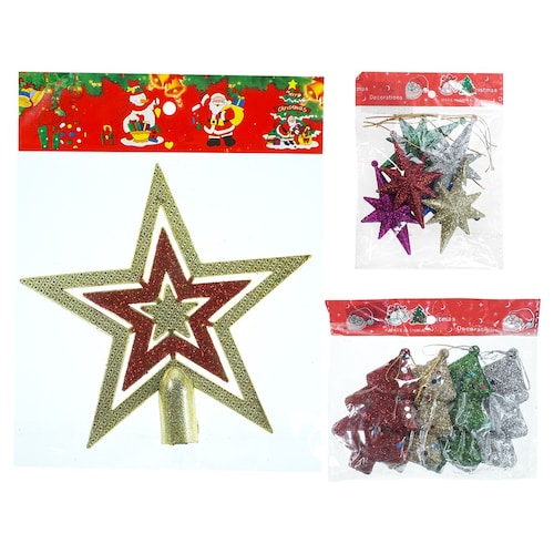 Adornos Navideños Colgantes Para Arbol Navidad 51pz 