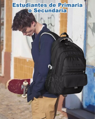 Mochila Escolar Viaje Bolsa Mochilas Para Laptop 16 In 3 Capas Iforu 40 L.