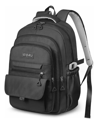 Mochila Escolar Viaje Bolsa Mochilas Para Laptop 16 In 3 Capas Iforu 40 L.