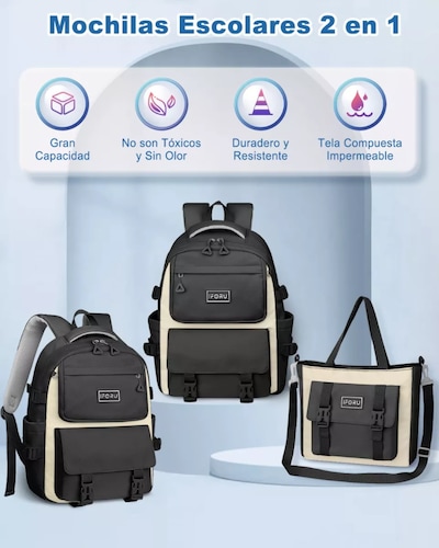 Mochila Escolar Viaje Bolsa Para Laptop 15.6 Inch Iforu 30 L