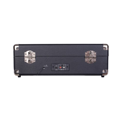 Tocadiscos De Vinilo Tornamesa Retro Portátil Bluetooth Recargable Radio Fm Select Sound 