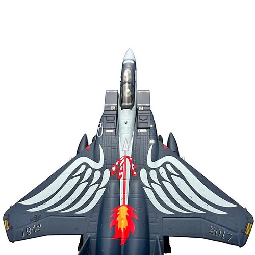 McDonnell Douglas F-15 Eagle MXFSG-001-21 F-15E Strike Eagle 1100 19,5x13,3x5,5cm MetalPlástico Base Plástico AzulBlanco, F-15E Strike Eagle