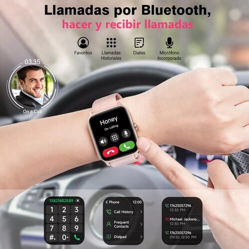 Smartwatch 1.8'' Reloj Inteligente Bluetooth Llamada Alexa.