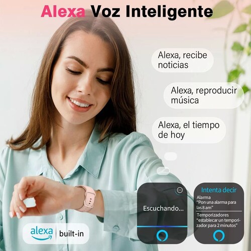 Smartwatch 1.8'' Reloj Inteligente Bluetooth Llamada Alexa.