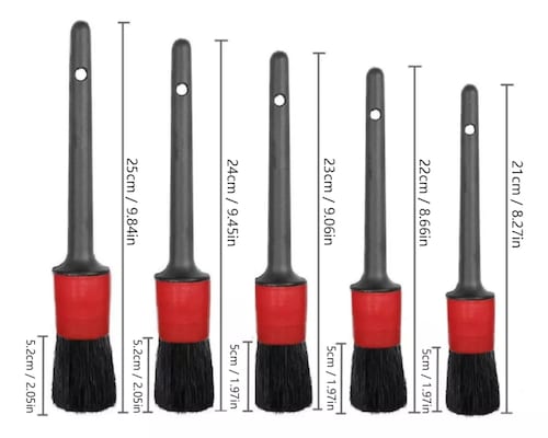 Cepillo Limpieza Coche Pinceles Detalle Coche Set 26 Piezas