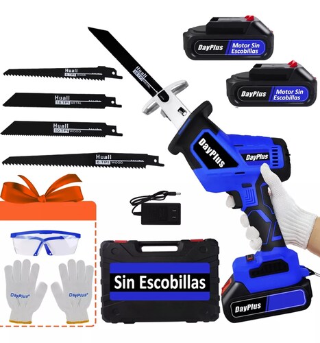 Sierra Eléctrica Recíproca Sable Inalámbrica Con 2 Baterías.