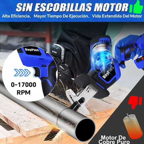 Sierra Eléctrica Recíproca Sable Inalámbrica Con 2 Baterías.