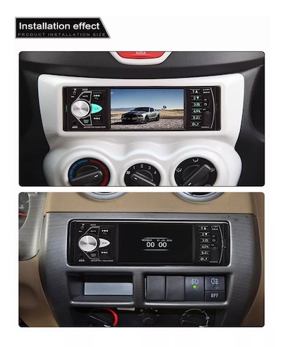 Auto Estéreo 4.1 Pantalla 1 Din Bluetooth Usb Sd Fm + Camara.