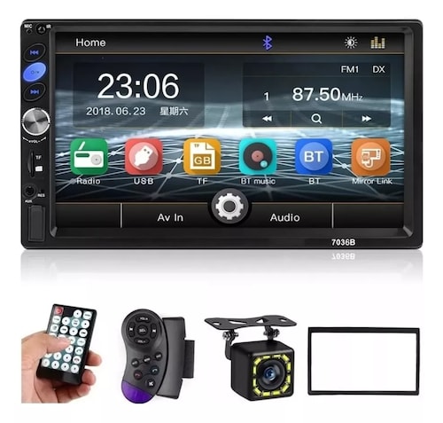 Estéreo Mirrorlink Pantalla Táctil 7 Pulgadas Hd Bluetooth.