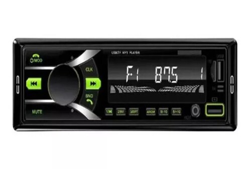 Car Mp3 Player Fm Coche Radio Wireless Audio Central Control.
