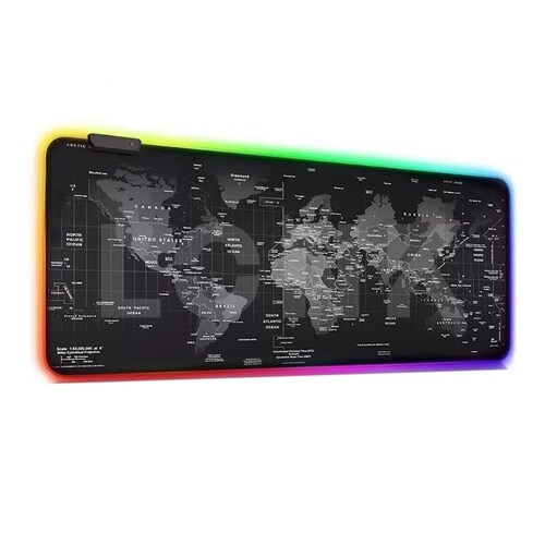 Alfombrilla De Ratón Gamer Rgb Luz Led Lonk Alfombrilla