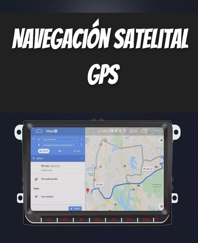 9 PuLG Auto Estéreo Pantalla Android Gps Wifi Camara Para Vw