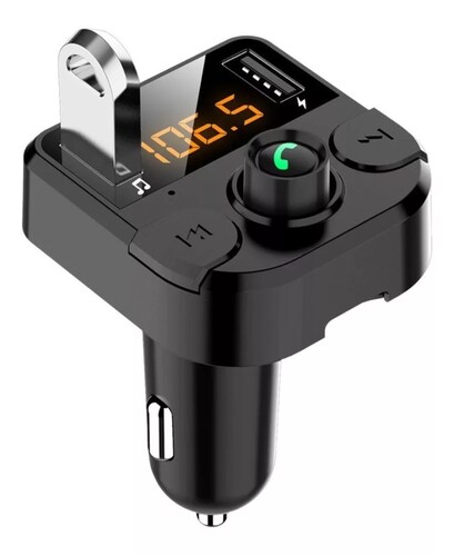 Cargador Receptor Bluetooth Fm Mp3 Estéreo.