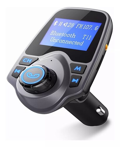 Transmisor Bluetooth Fm Aux Usb Receptor Mp3 Mano Libre Auto.