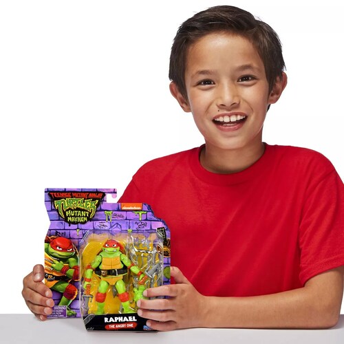 Tmnt Movie Rafael Figura De Acción De 4.6'' Tortugas Ninja Película Caos Mutante Juguete De Bandai.
