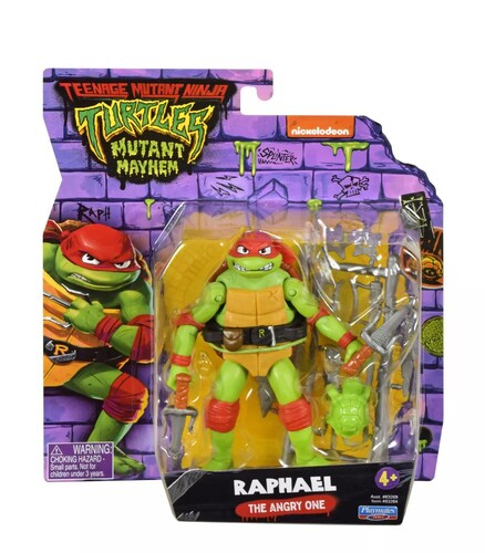 Tmnt Movie Rafael Figura De Acción De 4.6'' Tortugas Ninja Película Caos Mutante Juguete De Bandai.