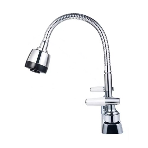 Llave Mezcladora Para Fregadero Cuello Flexible Tarja/cocina.