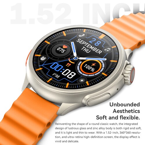 Smartwatch HW3 ULTRA MAX SERIE 9  By NS Tech Blanco 