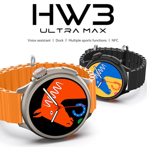 Smartwatch HW3 ULTRA MAX SERIE 9  By NS Tech Blanco 