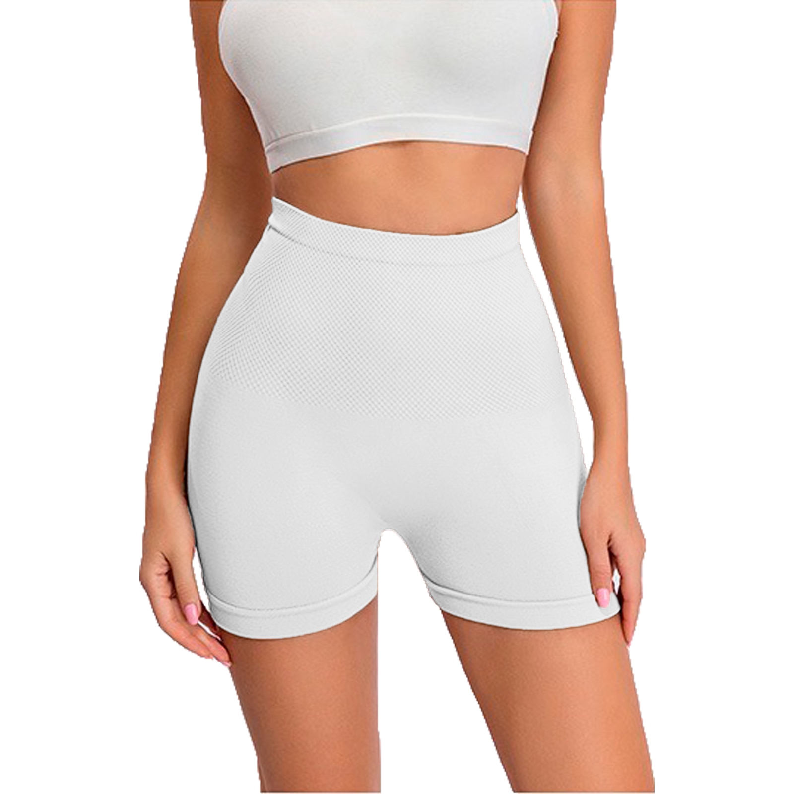 Short de licra outlet blanco