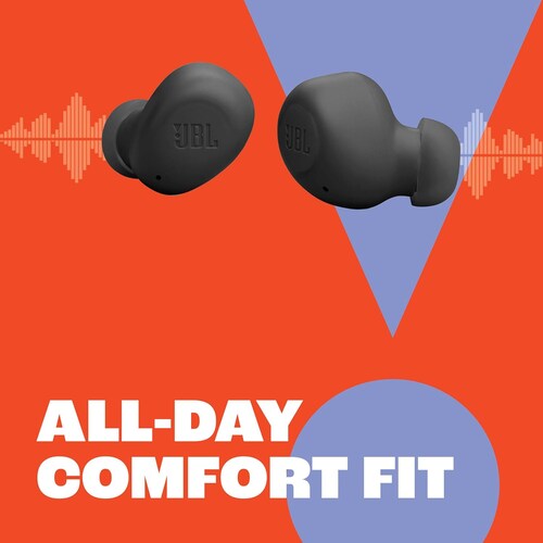 Audífonos Inalámbricos JBL Harman Vibe Buds Bluetooth True Wireless, Negro