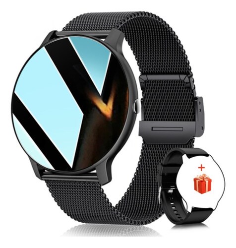 Reloj Inteligente Resistente Al Agua Con Bluetooth, Color Negro