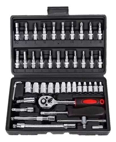 Juego De Herramientas Mecánicas Autocle Dados Acerokit 46pcs.