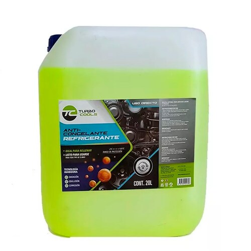 Bidon Anticongelante Coolant Verde 20 L.