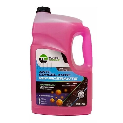 Garrafa Anticongelante Coolant Rosa Ideal Para Vw 3.78 L.