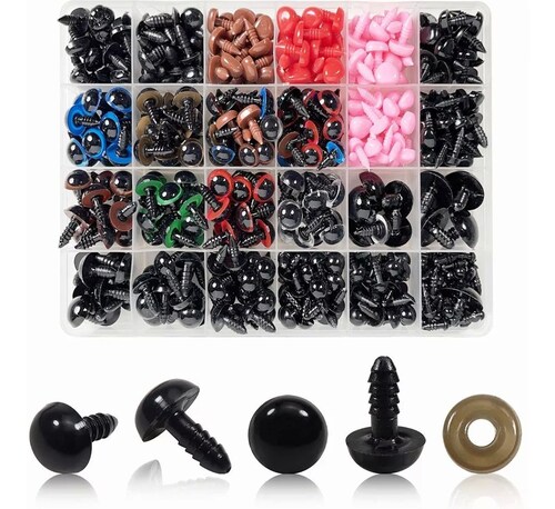 868 Pzas Ojos De Seguridad Amigurumis Repuestos Accesorios.