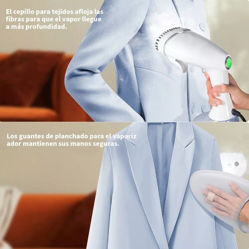 Plancha De Vapor Portátil Mano Ajustable 3 Marchas Vertical.