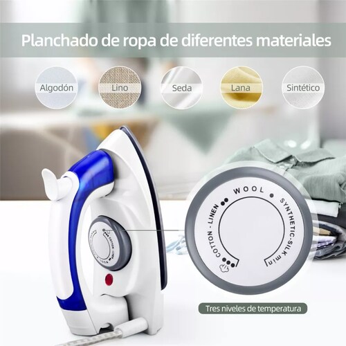 Plancha De Vapor Plegable Portátil Ckeyin Para Viajes.