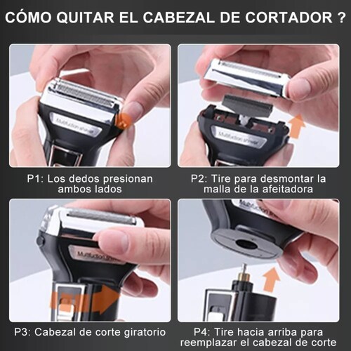 Rasuradora Para Hombre Barba Corporal Cortadoras De Cabello.