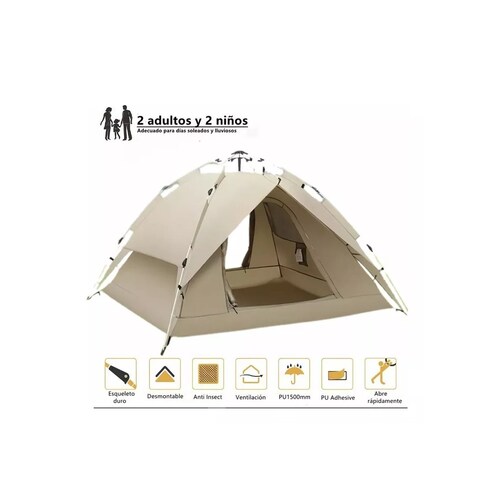 Tienda Casa De Campaña 4 Personas Impermeable Casa De Acampa