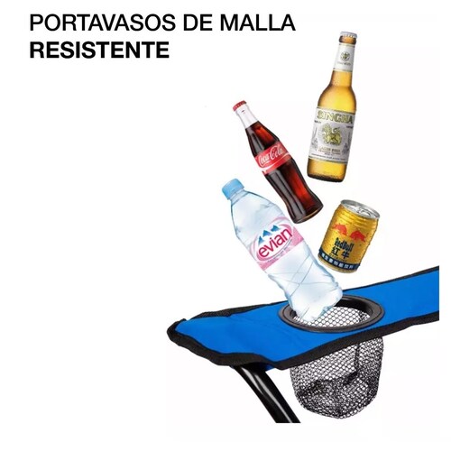 Set 4  Piezas Silla Para Acampar Plegable Camping Playa Y Pesca Rojo