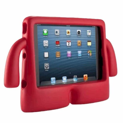 Case Brazitos Eva iPad 10.2/10.5 Roja Funda Protector Antigolpes Anticaidas Uso Rudo
