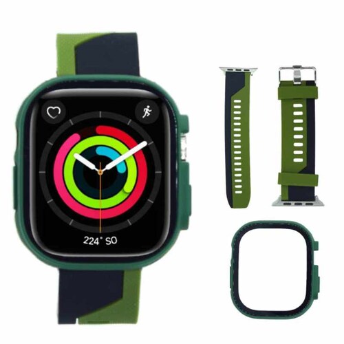 Correa + Case Combo 3 Verde 38, 40, 41mm Apple Watch Extensible