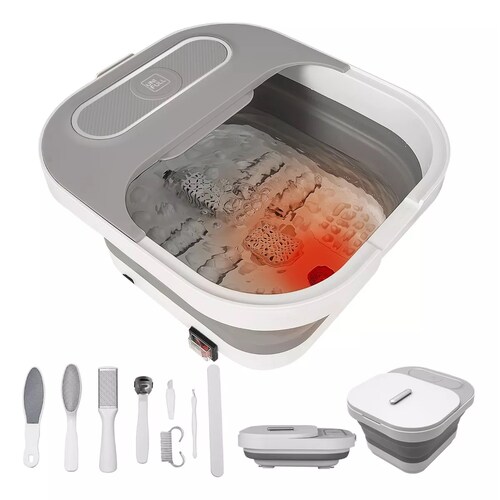 Tina Spa Para Pies Electrica Baño De Pies Plegable Burbujas