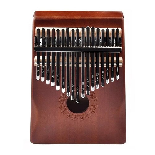 17 Teclas Kalimba Instrumento Musical  Madera Piano De Mano