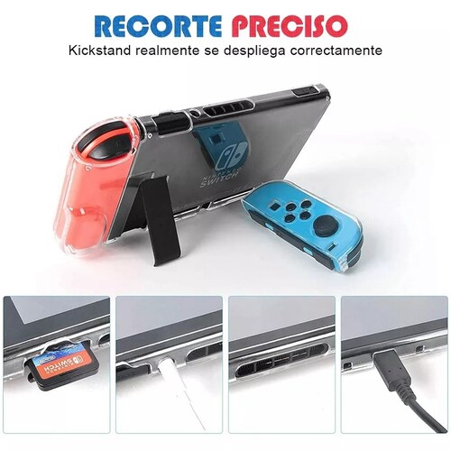 Kit Fundas Y Estuche De Nintendo Switch Con 20pzs Accesorios