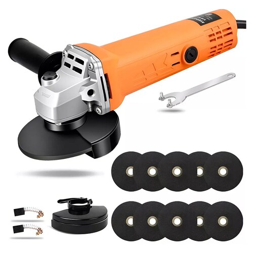 Mini Esmeriladora Angular Pulidora 860 W 127v +10 Accesorios