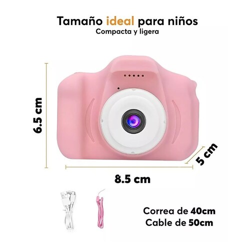 Cámara Digital Para Niños Regalo Jueguete Video C/tarjeta Sd