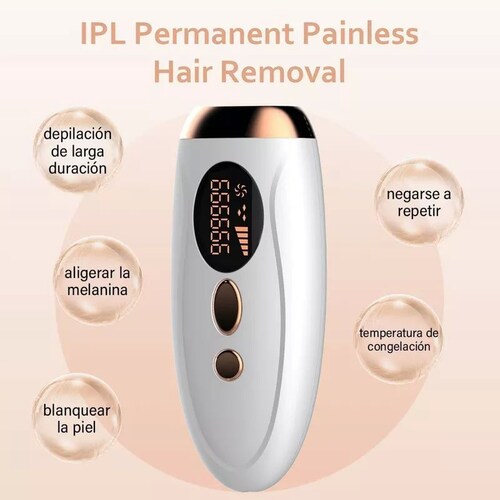 Depiladora laser permanente IPL  para cuerpo y cara.