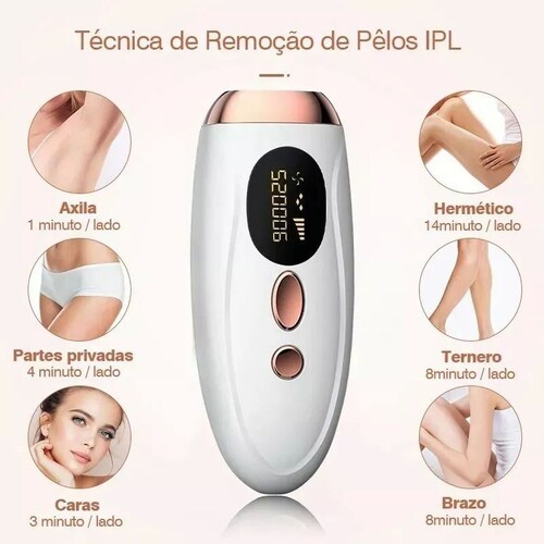 Depiladora laser permanente IPL  para cuerpo y cara.