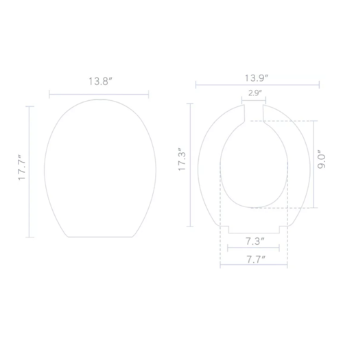 TAPA ASIENTO PARA SANITARIO INODORO WC ALARGADO NEGRO CIERRE SENCILLO