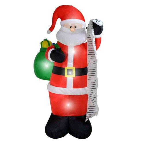 Inflable Navidad Santa Claus Papa Noel 1.87m Decoracion Led