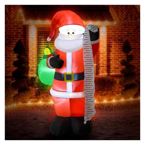 Inflable Navidad Santa Claus Papa Noel 1.87m Decoracion Led